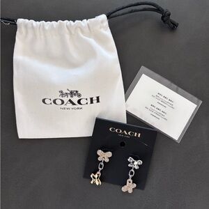 Coach earrings new